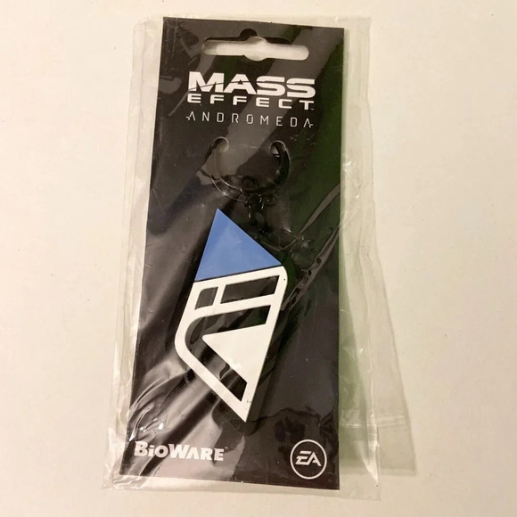2017 Mass Effect Andromeda Rubber  Key Chain Nerd Block Collectible - Picture 11 of 11